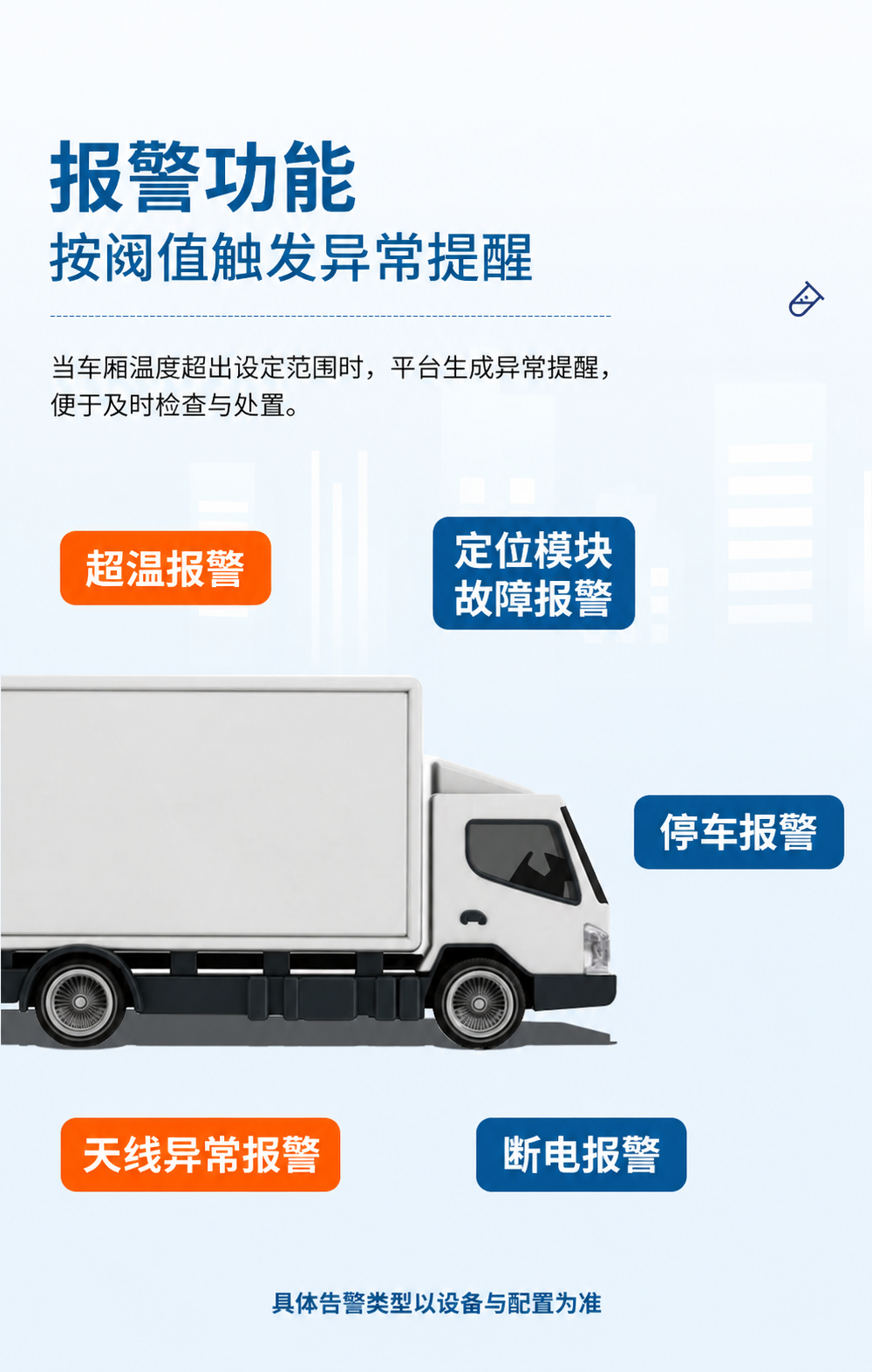 超温及设备异常提醒的功能示意